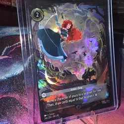 Disney Lorcana Touch the Sky Enchanted Foil 240/204 Ursula's Return EN 2024 - Image 2