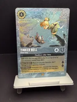 Tinker Bell, Giant Fairy [ 11/P3 * EN * 9 ] Foil PROMO - Disney Lorcana - NM - Image 1