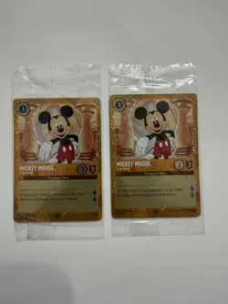 Mickey Mouse True Friend Disney Lorcana PUZZLE PROMO (2x) Glimmer Foil 36/P2 - Image 1