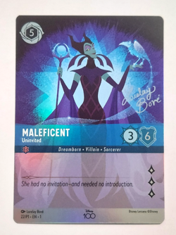 Maleficent - Uninvited - Alternate Art - Disney100 Promos (D100) - Lorcana - Image 1