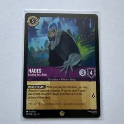 Disney Lorcana Hades Looking for a Deal 56/204 Rare The First Chapter EN - Image 1