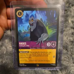 Disney Lorcana Hades Looking for a Deal 56/204 Whispers in the Well LEGENDARY - Image 1