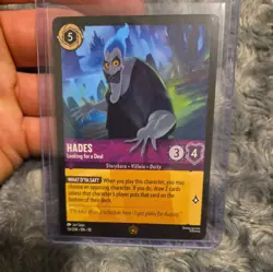 Disney Lorcana Hades Looking for a Deal 56/204 Whispers in the Well LEGENDARY - Image 2