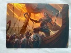 MTG Assassin's Creed Art Series EIVOR, BATTLE-READY #18/20 NM - Image 1