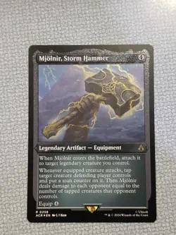 Mjolnir, Storm Hammer NM Foil Etched 258 R Assassin's Creed Near Mint - Image 1