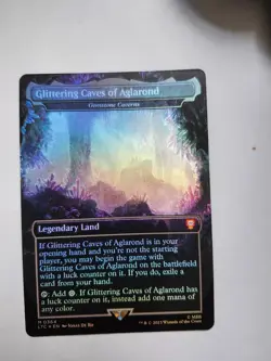 MTG Glittering Caves of Aglarond (Gemstone Caverns) LTC NM Mythic Land 364 Foil - Image 1