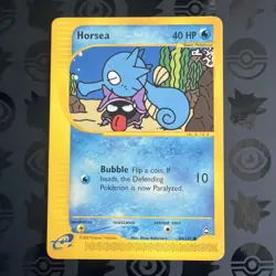 Horsea 84/147 Aquapolis Pokemon Card WOTC e-Reader Common Vintage NM - Image 1