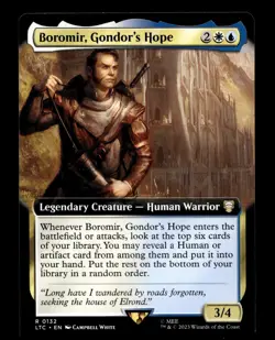 Boromir, Gondor's Hope (Extended Art) 132 R Commander: The Lord of the Rings: Ta - Image 1