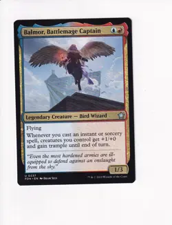MAGIC THE GATHERING MTG FOUNDATIONS BALMOR, BATTLEMAGE CAPTAIN - Image 1