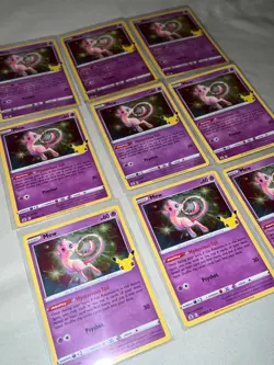 Mew Celebrations Holo 011/025 Pack Fresh 2021 Pokemon - LOT OF 9 - Image 3
