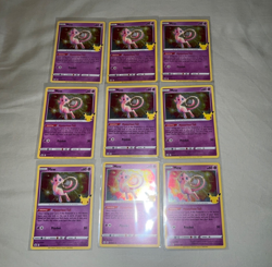 Mew Celebrations Holo 011/025 Pack Fresh 2021 Pokemon - LOT OF 9 - Image 5