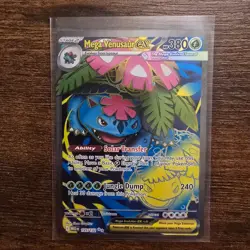 Mega Venusaur EX 155/132 Mega Evolution ENGLISH Pokemon TCG Card NM Ultra Rare - Image 1