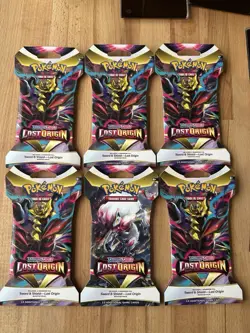 Lost Origin Sleeved Booster Packs X6 - Pokemon TCG - Image 1