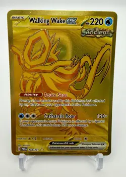 Walking Wake EX 178/131 Gold Secret Rare - Pokemon TCG Paradox Rift NM - Image 1