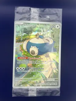 SEALED Snorlax SVP 051 Scarlet & Violet Promo 151 ETB Pokemon TCG - NM - Image 1