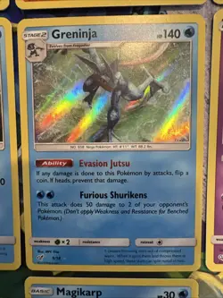 Detective Pikachu Holo Greninja 9/18 LOT Of 8 Cards SM194 Cosmos Holo Promo🌀 - Image 2