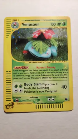 2002 Vintage Venusaur 30/165 - e-Reader Expedition Holo Rare - Pokemon TCG - LP - Image 1