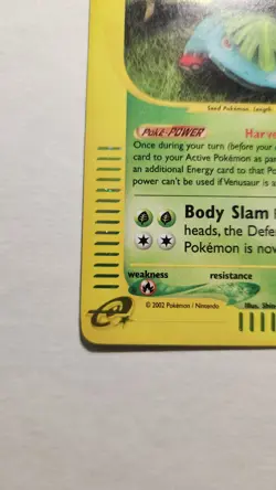 2002 Vintage Venusaur 30/165 - e-Reader Expedition Holo Rare - Pokemon TCG - LP - Image 4
