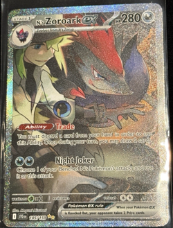 Pokemon N's Zoroark ex 185/159 Sv09: Journey Together Holo - Image 3