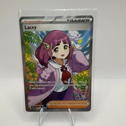 Lacey 166/142 - Pokemon TCG SV07: Stellar Crown - Full Art Ultra Rare (NM) - Image 1