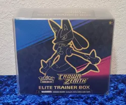 Pokemon ​Sword & Shield ~ Crown Zenith ~ Elite Trainer Box ETB Sealed + Sleeve - Image 1