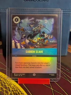 Disney Lorcana Sudden Scare Epic 219/204 Holo Whispers in the Well - Image 1
