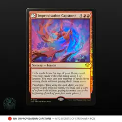 Improvisation Capstone 120 Mythic Foil NM MTG Secrets of Strixhaven SOS - Image 1