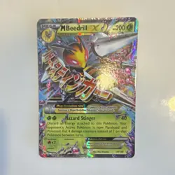 Pokemon TCG M Beedrill EX XY158 XY Holo Promo Mega 200 HP Card English - Image 1