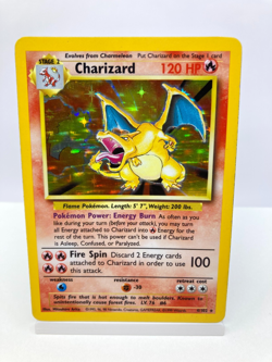 Charizard Pokemon Card TCG Base Holo Rare 4/102 Vintage 1999 WOTC AU Seller - Image 1