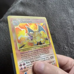 Pokemon TCG Charizard Base Set Holo Unlimited Rare Card 4/102 - Image 3