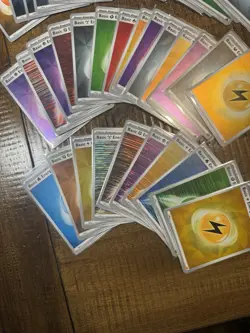 ALL HOLOS!-Pokemon TCG Scarlet & Violet Basic Energy Foil Card Lot - English. NM - Image 2