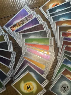 ALL HOLOS!-Pokemon TCG Scarlet & Violet Basic Energy Foil Card Lot - English. NM - Image 3