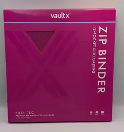 Vault X 12 Pocket 480 Card Pokemon Binder ME2 Phantasmal Flames 1st Edition - Image 1