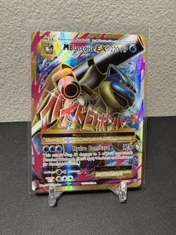 MEGA BLASTOISE EX 102/108 Full Art Holo 2016 XY Evolutions Pokemon TCG Rare Card - Image 2