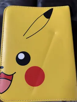 Pikachu Pokemon 3-Ring Mini Binder Card Holder with Card Pages - Image 3