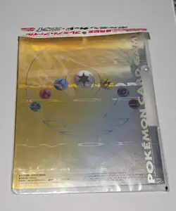 1999 POKEMON NEO GENESIS PREMIUM FILE 1 JAPANESE PROMO BINDER 9 CARD HOLO SEALED - Image 2