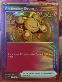 Awakening Drum 141/162 NM/M Temporal Forces Pokemon Card - Image 1