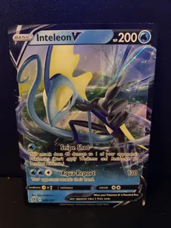 Inteleon V 49/192 - Pokemon Card - Rebel Clash - Fresh Pack TCG - Image 1