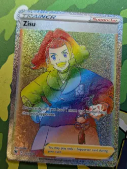 Zisu 207/189 Astral Radiance Secret Rare Full Art Rainbow Pokemon Card NM - Image 1