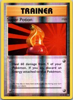 Super Potion 87/108 Uncommon Evolutions Pokemon Reverse Holo Lightly Played - Image 1