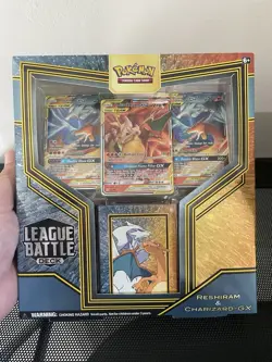 Pokemon Reshiram and Charizard GX League Battle Deck, SEALED. - Image 1