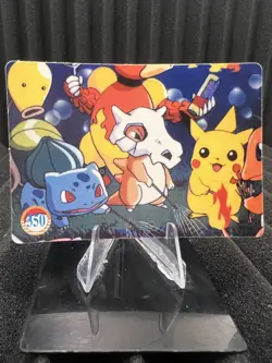 Pokemon Vintage Pocket Monsters Vending HOLO Prism Sticker Bandai 1999 Nintendo - Image 2