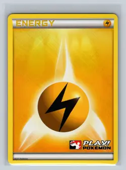 2011 Pokemon Play! Crosshatch Energy Promos Holo Yellow Lightning - Image 1