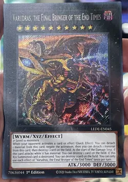 Yugioh - Varudras, the Final Bringer of the End Times - Secret - 1st - LEDE-EN04 - Image 3