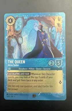 The Queen - Mirror Seeker 12 Disney Lorcana Promo Cards Holo - Image 1