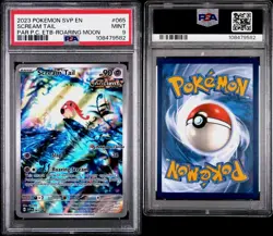 PSA 9 Scream Tail 2023 Pokemon Center Black Star Promo 065 Paradox Rift - Image 2