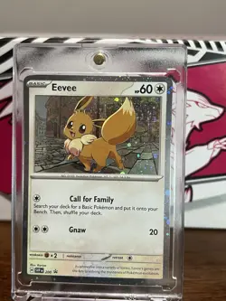 Eevee SVP200 Black Star Cosmos Holo Promo Destined Rivals Pokemon TCG NM - Image 1
