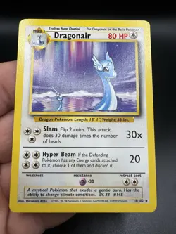 (NM) KLEEEEN! 🐉TCG Base Set Dragonair 18/102 Unlimited Uncommon NON HOLO - Image 2