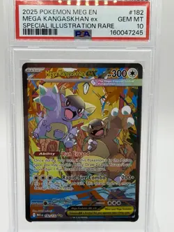 Mega Kangaskhan Ex SIR 182/132 Pokemon Mega Evolution PSA 10 Gem Mint 💎 - Image 1