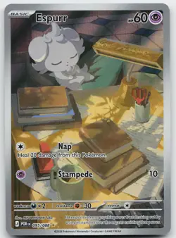 Espurr 095/088 Holo Illustration Rare Perfect Order Pokemon Holo Near Mint - Image 1